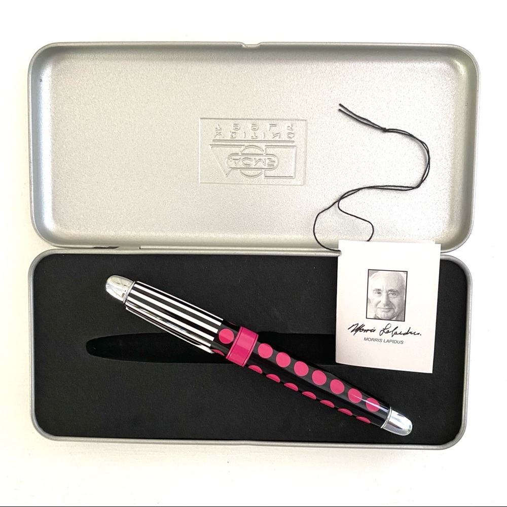 Morris Lapidus RARE art Roller Ball Pen by Acme Studio w/Case Collector’s Item